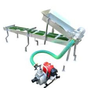 Esclusa para lavar oro con bomba de agua